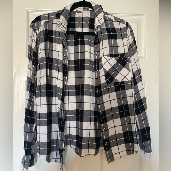 Garage black and white flannel size medium - Picture 1 of 1